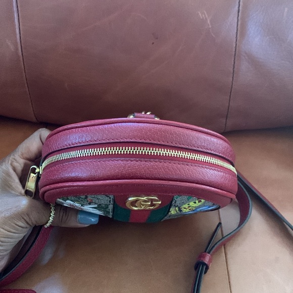❤️💋VALENTINES DAY SALE💋❤️ GUCCI Ophidia Supreme GG Canvas Floral Round Backpack - Picture 9 of 17
